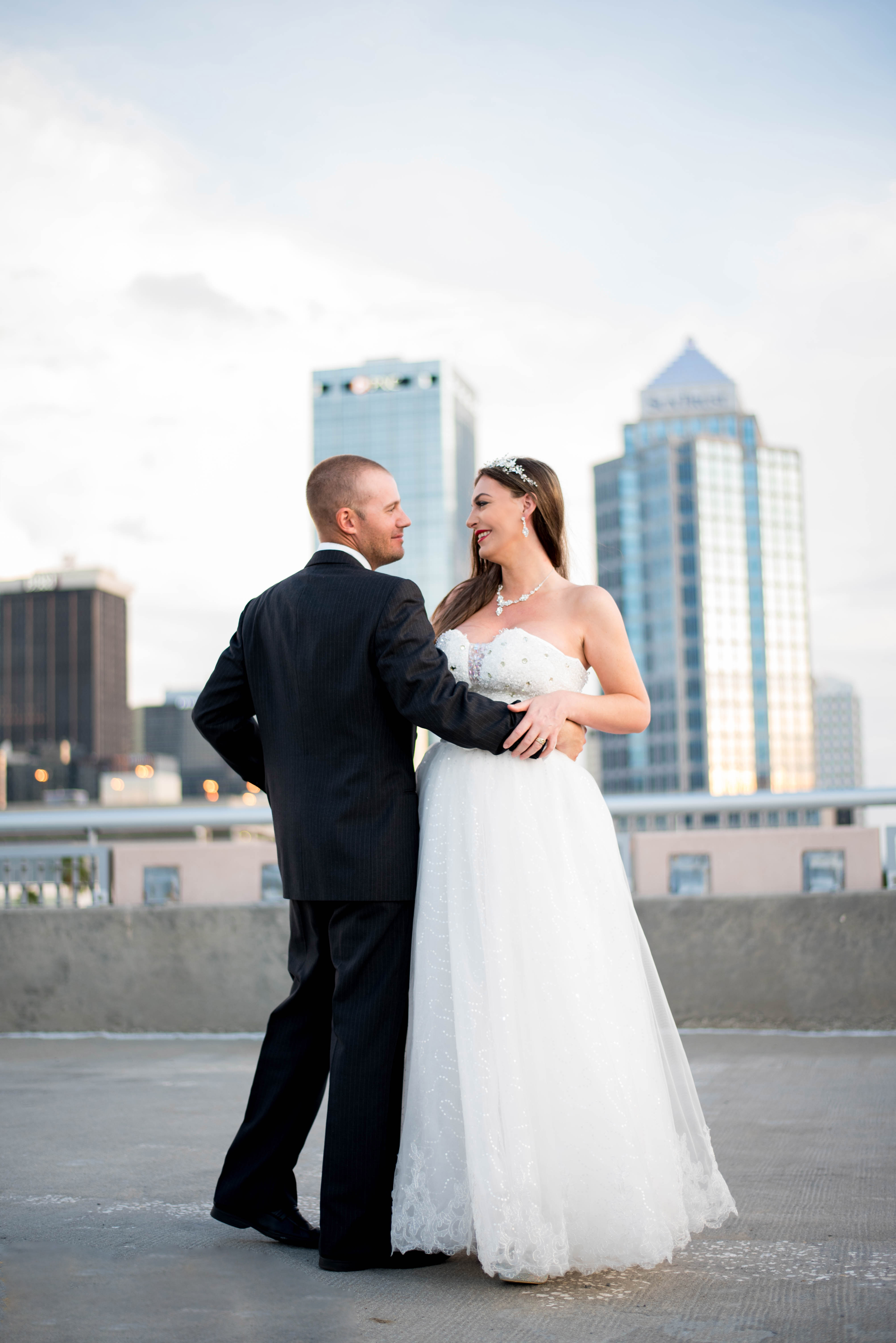 Downtown Tampa Rooftop Wedding