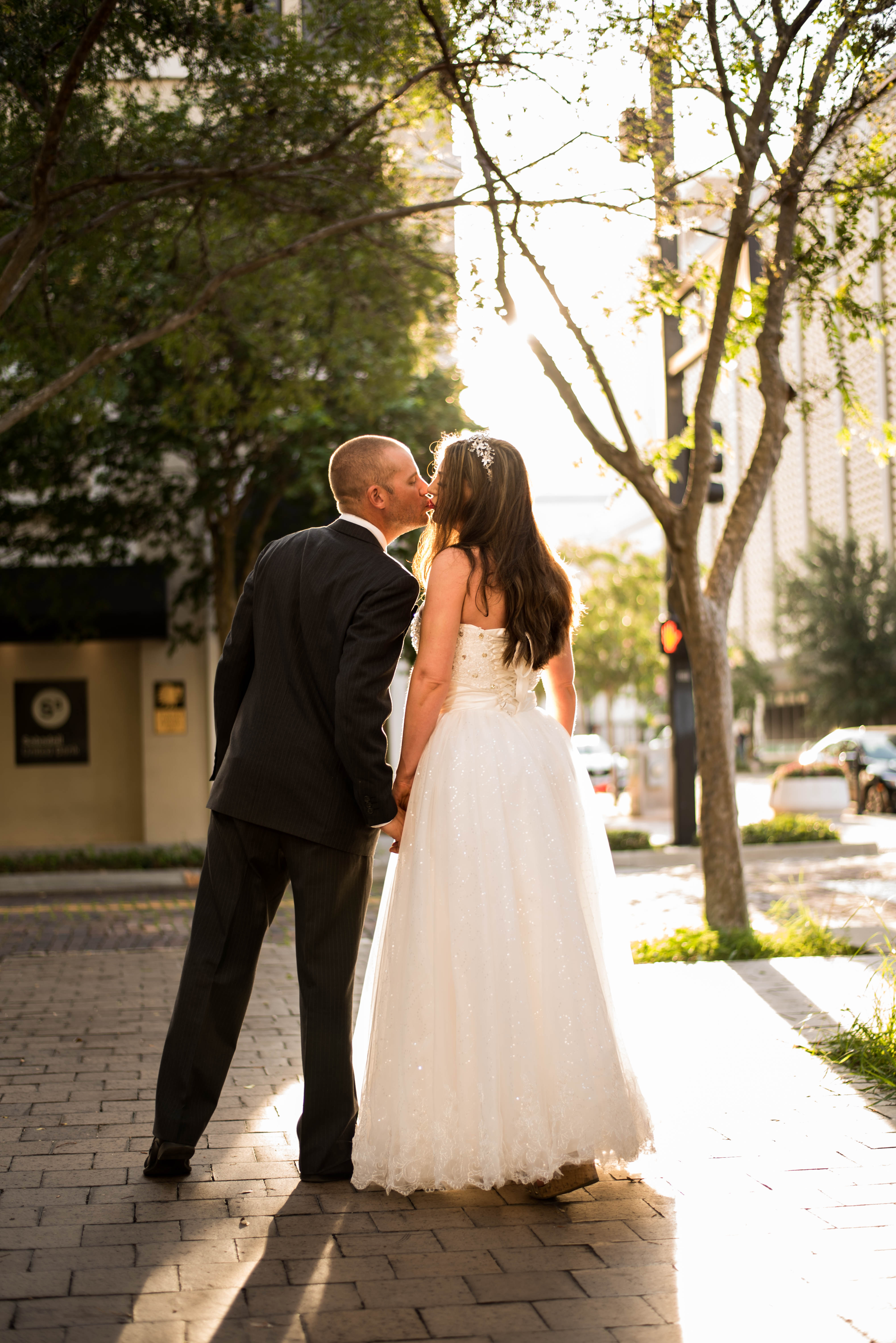 Downtown Tampa Sunset Wedding