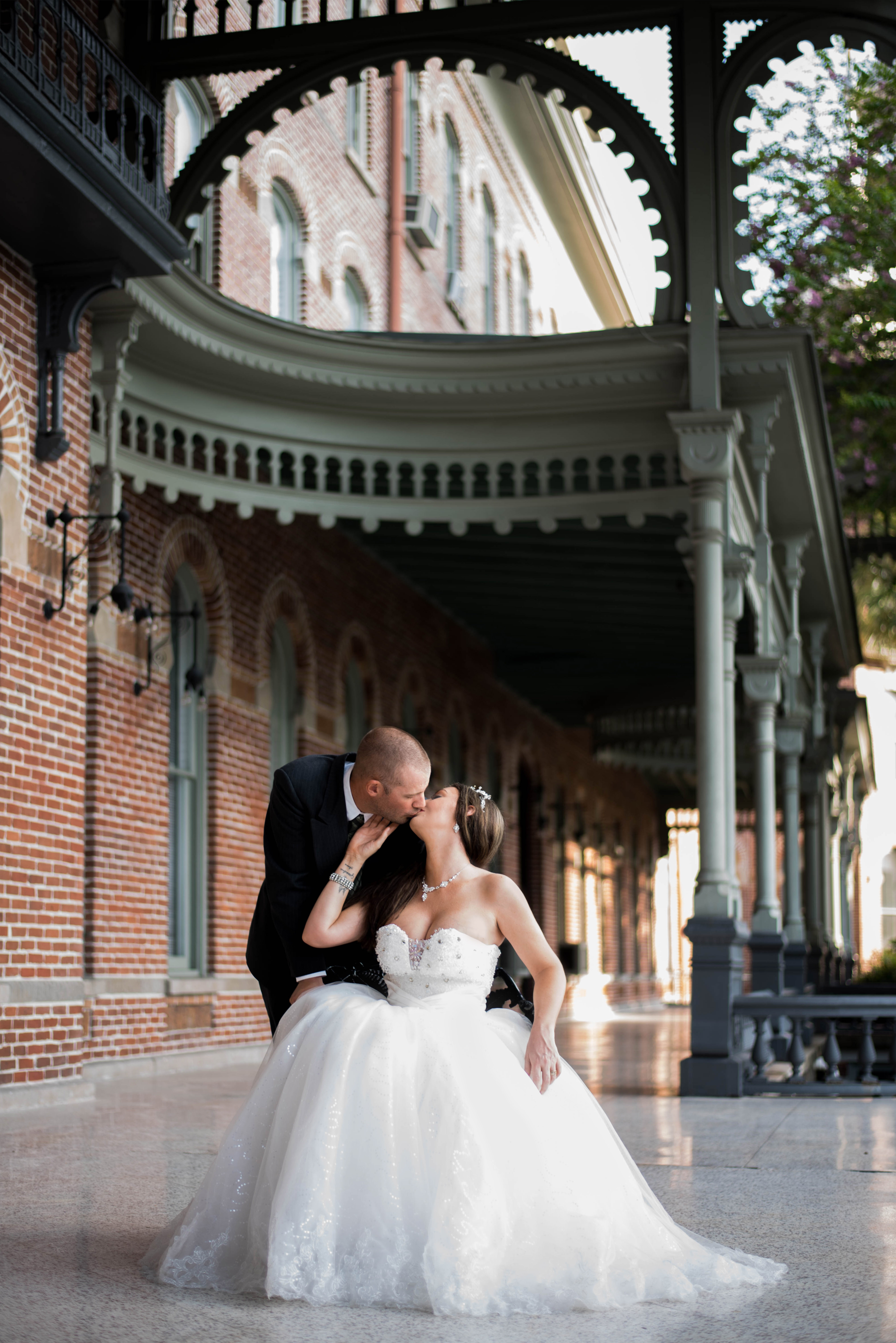 Downtown Tampa Sunset Wedding