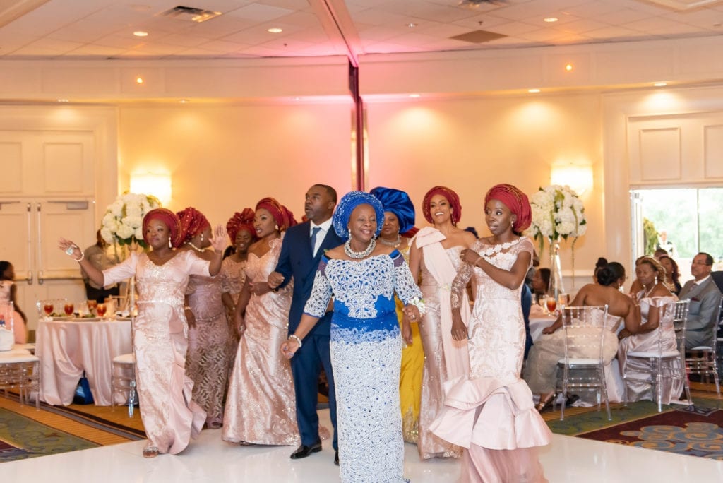 Nigerian wedding at tampa airport marriott reception dancing