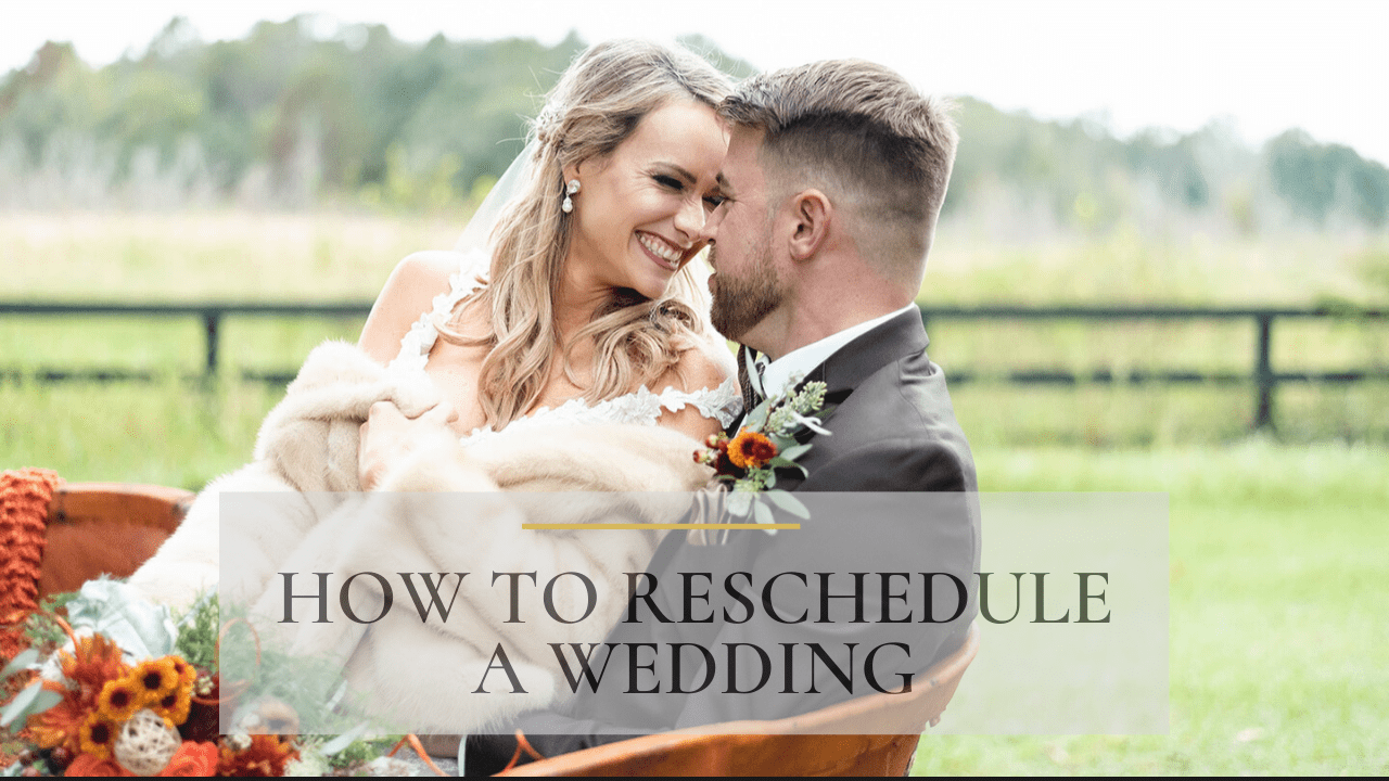 How to reschedule a wedding during Coronavirus pandemic