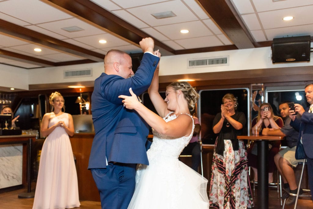 Yacht starship channelside first dance 