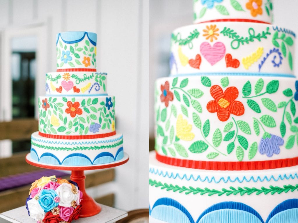 like water for chocolate colorful mexican wedding colorful wedding cake
