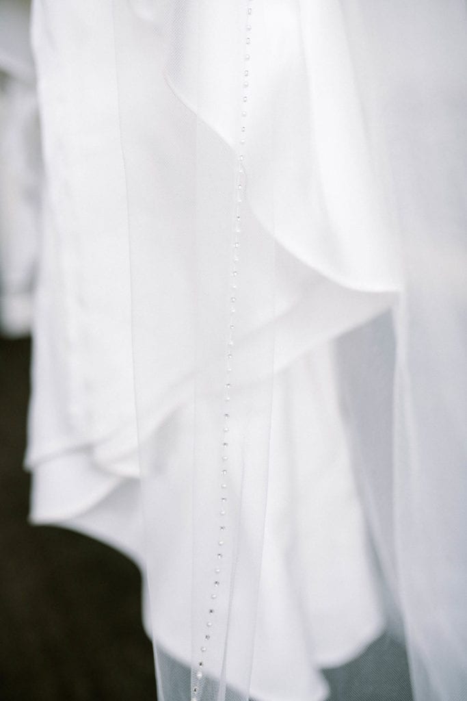 Justin Alexander Wedding Dress Detail Photo Veil Details