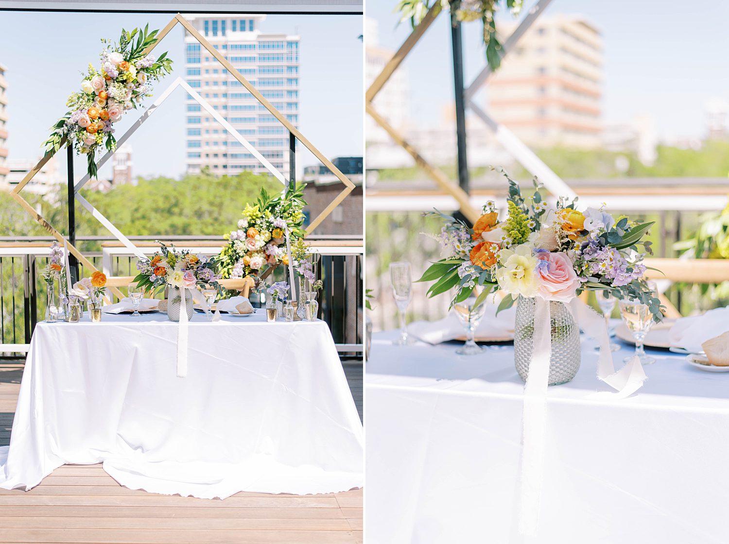 rooftop wedding celebration at Red Mesa Cantina