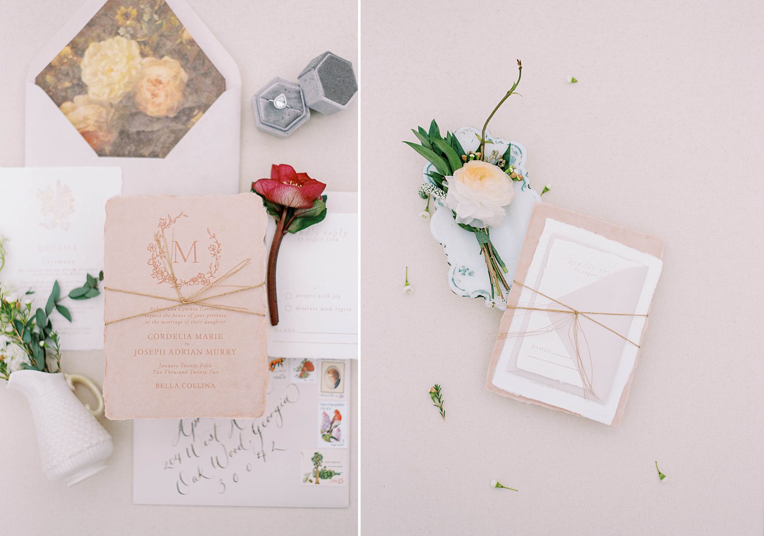 stationery for FL wedding day