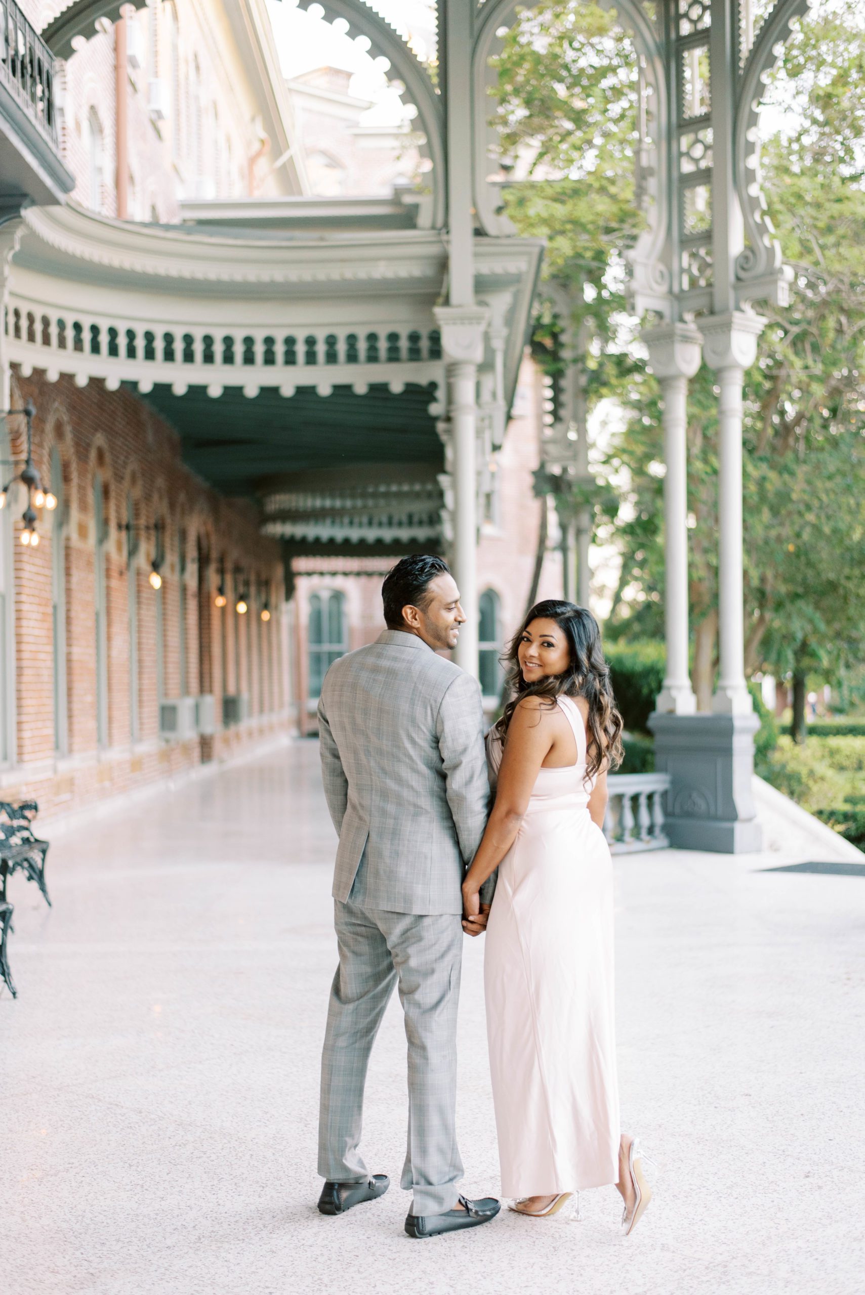 Downtown tampa engagement session University of Tampa engagement session