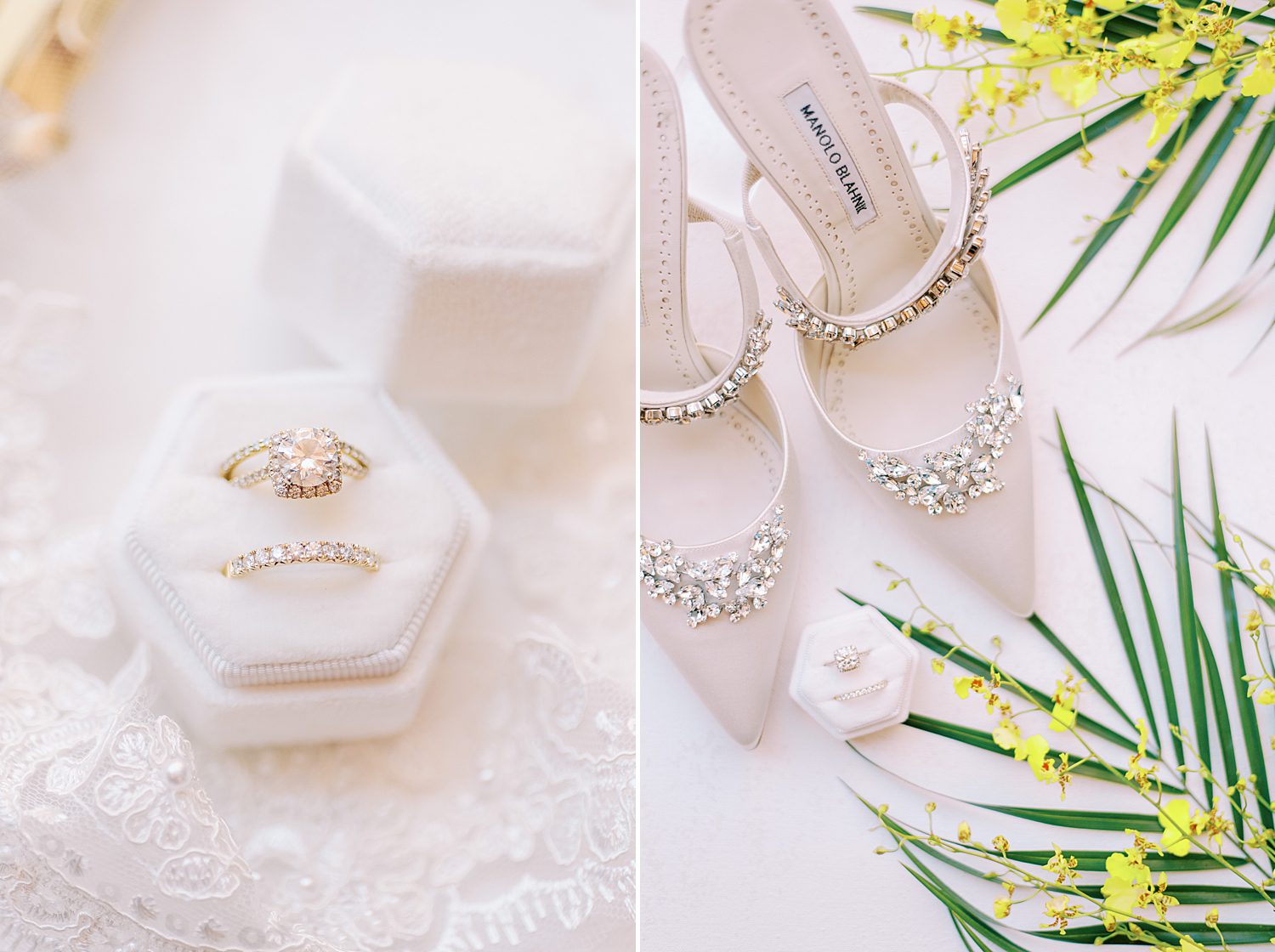 tropical wedding details for Tampa wedding day at Hyatt Clearwater