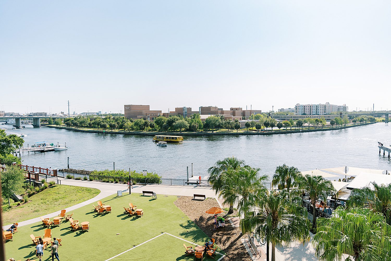 view of Tampa river from Armature Works