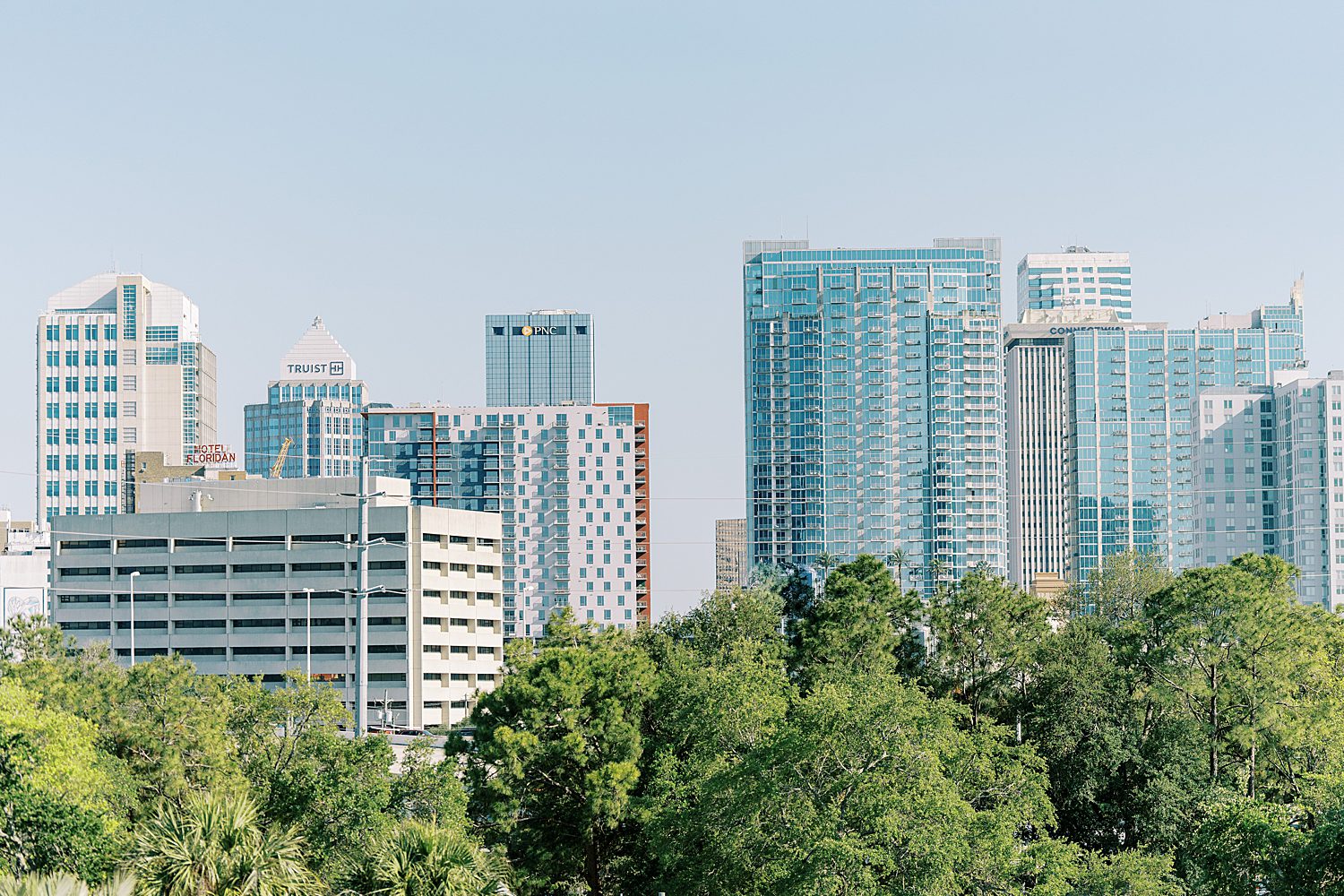 view of Tampa from Armature Works