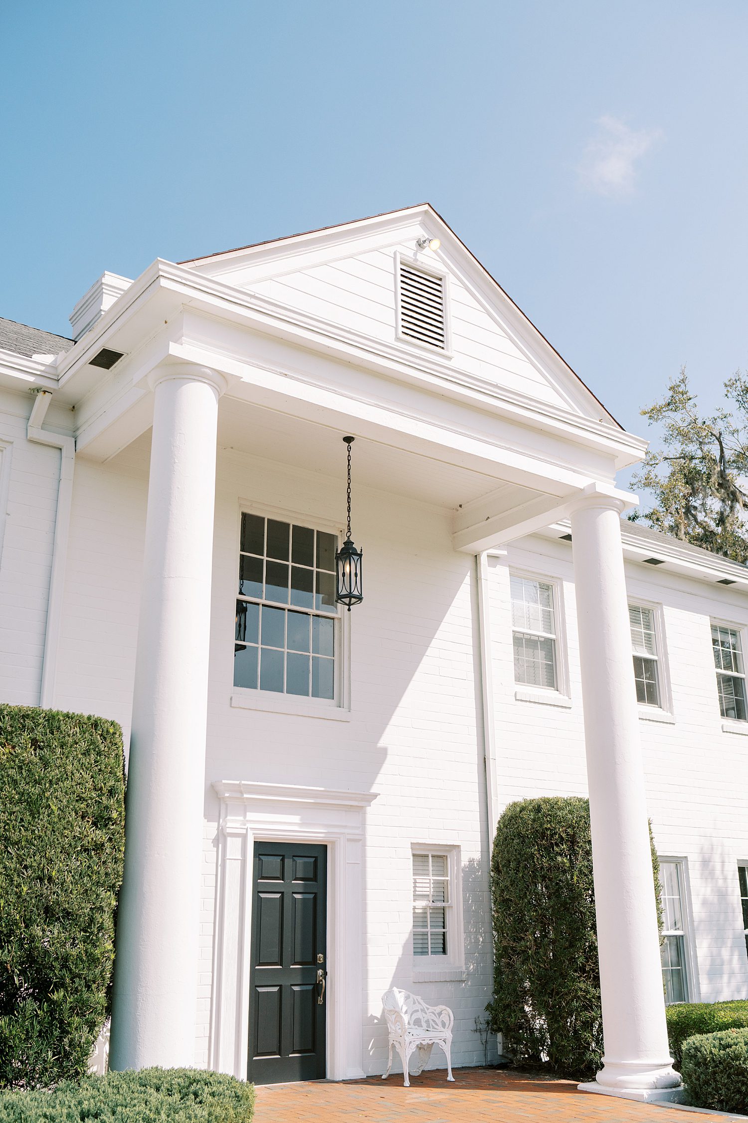 front entrance to Adams Estate 