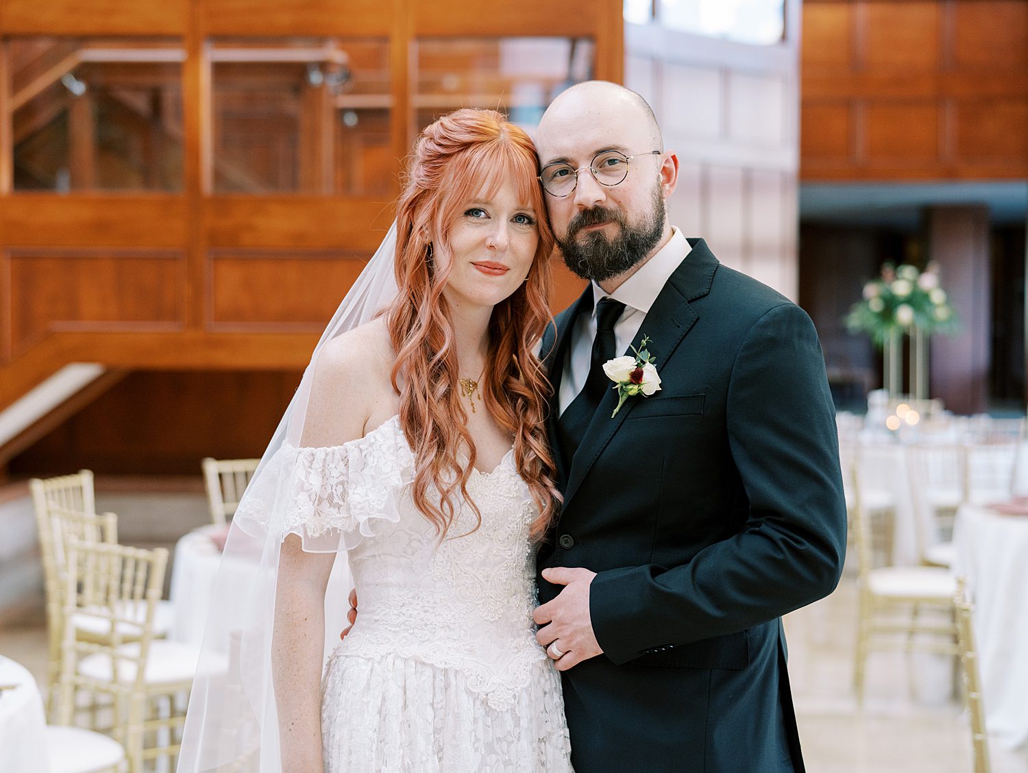 newlywed portraits from The Poynter Institute Wedding