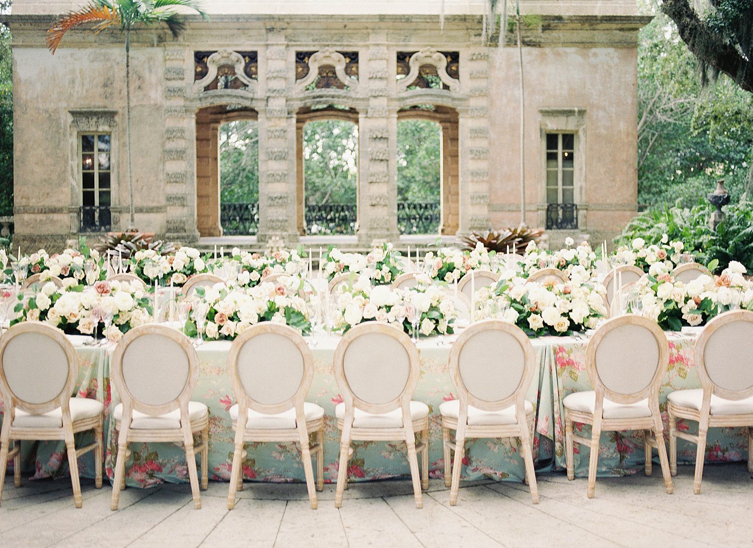 Elegant Miami wedding venue, Vizcaya Museum & Gardens wedding 