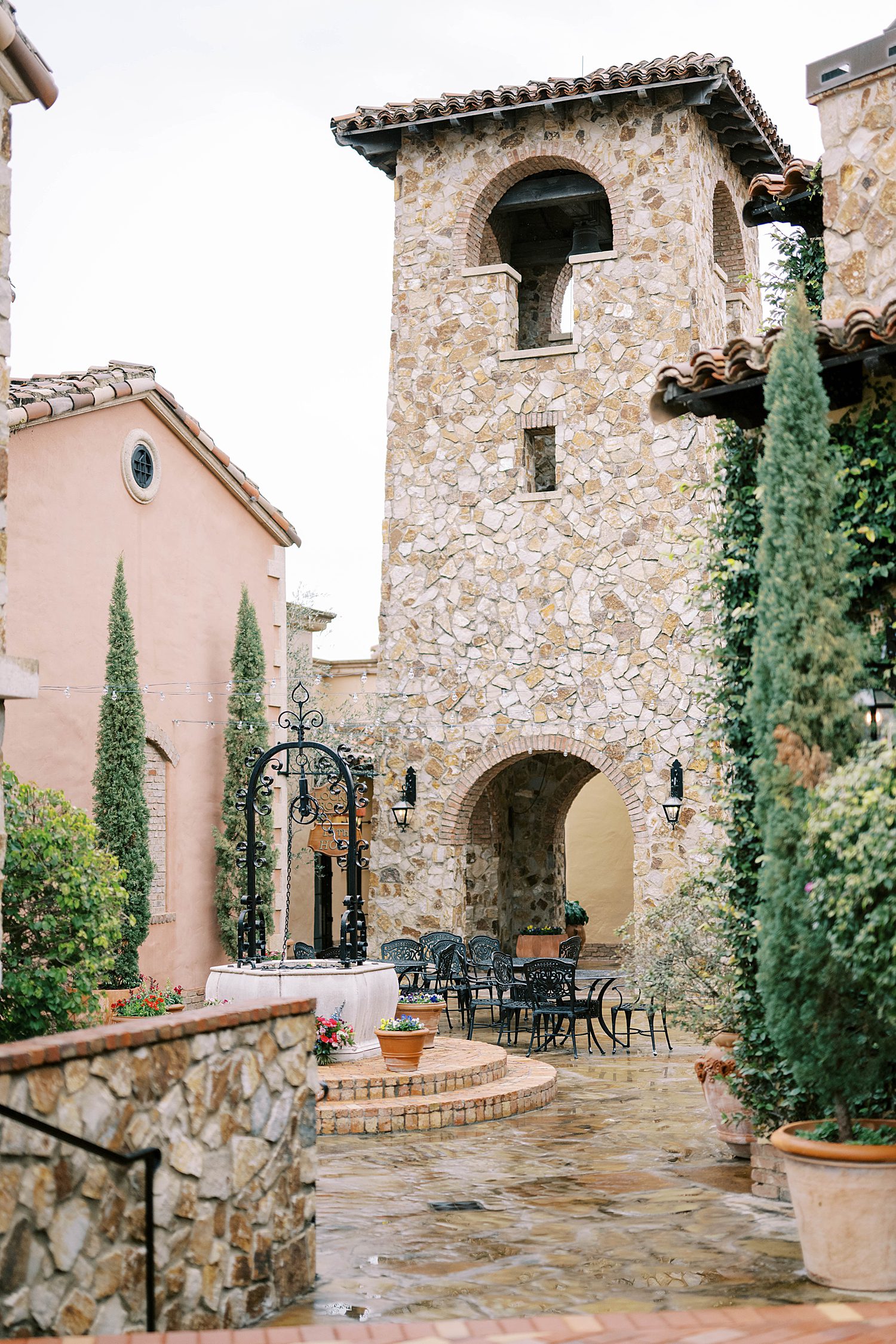 courtyard at Bella Collina