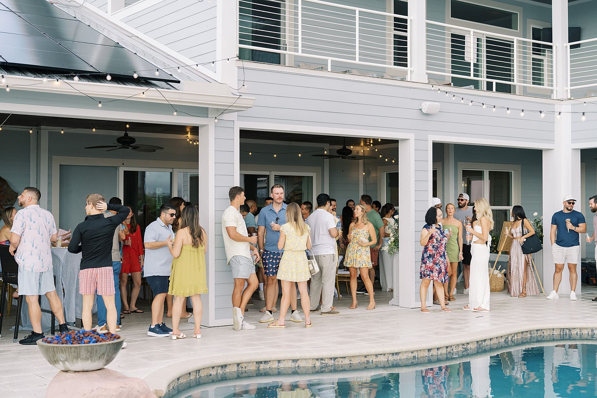 pool party after wedding