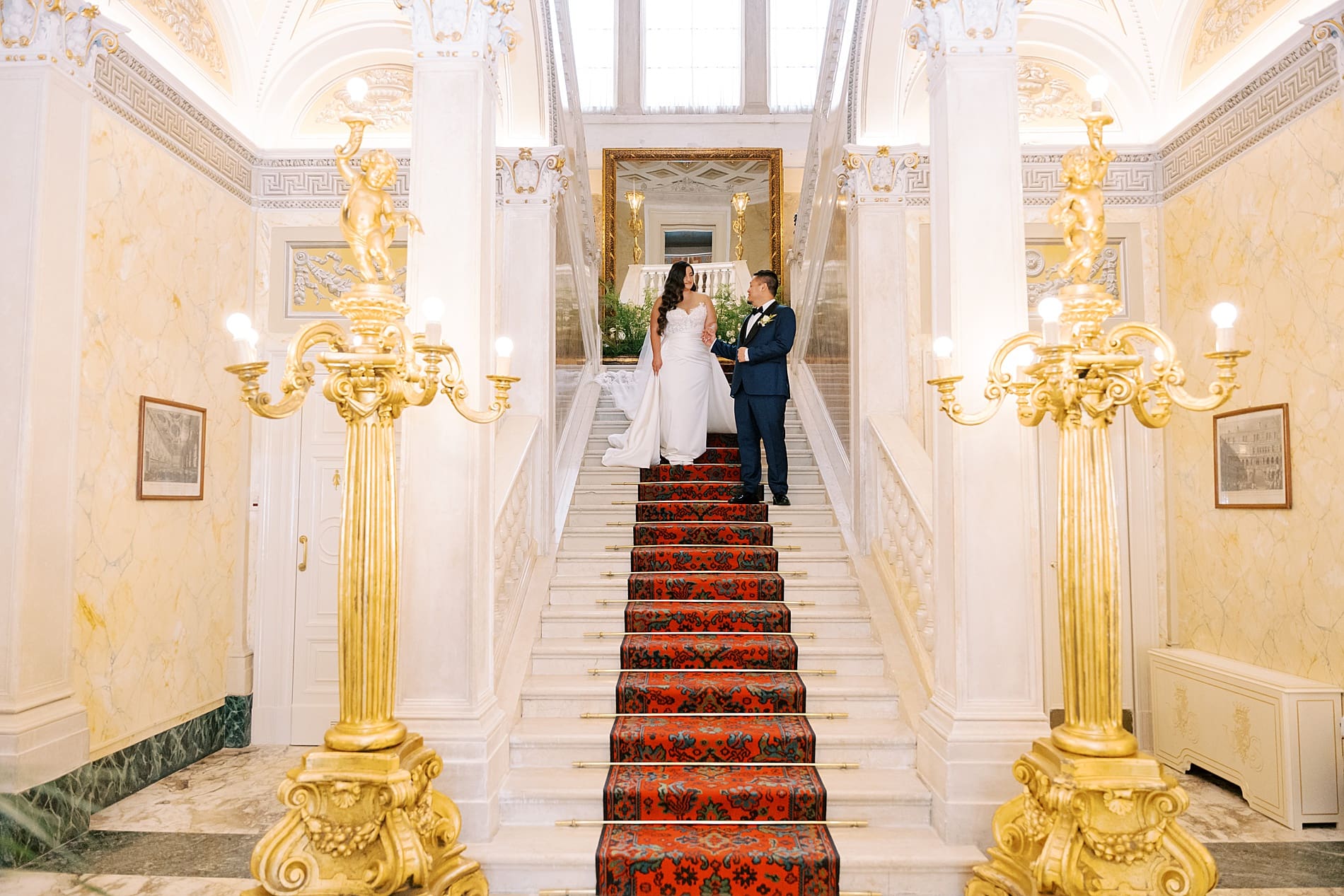 grand interior of Villa Serbelloni  