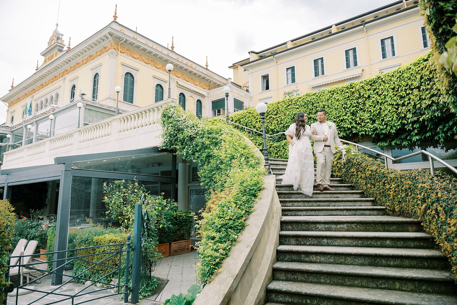 Villa Serbelloni Weddings on Lake Como in Italy 
