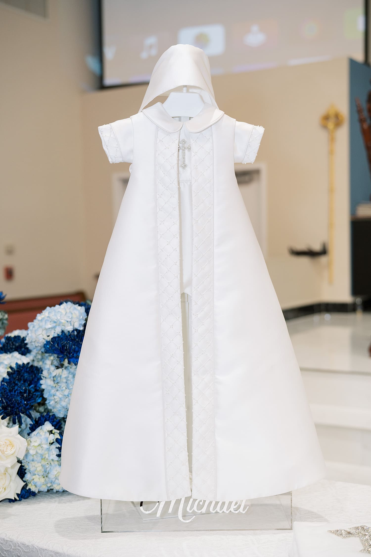 White baptism outfit