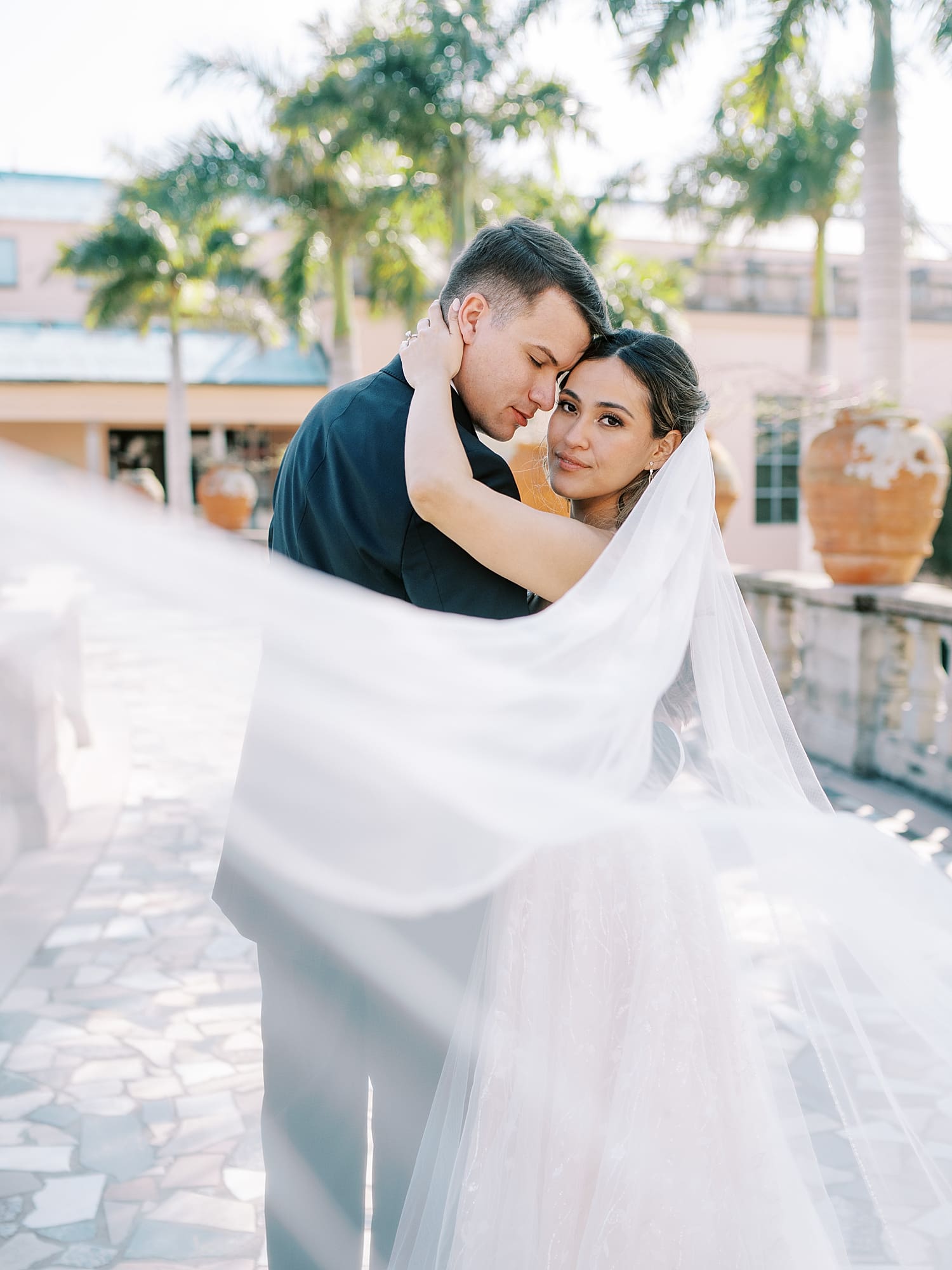 Romantic wedding portraits
