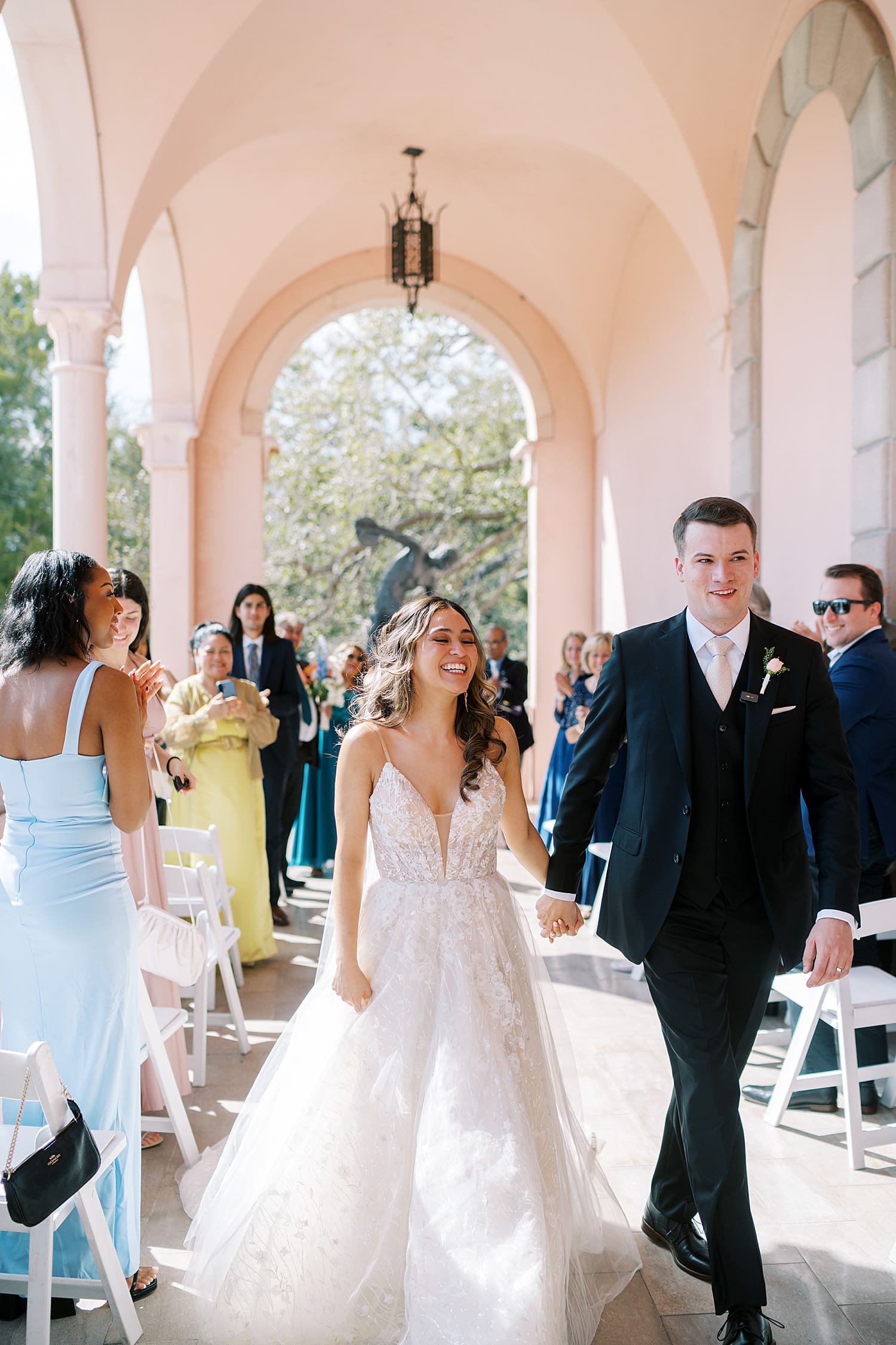 joyful micro wedding ceremony