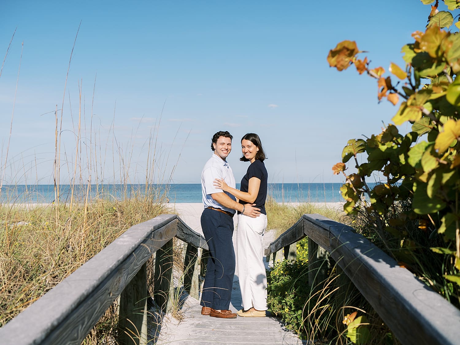Engagement photos at St. Pete Beach