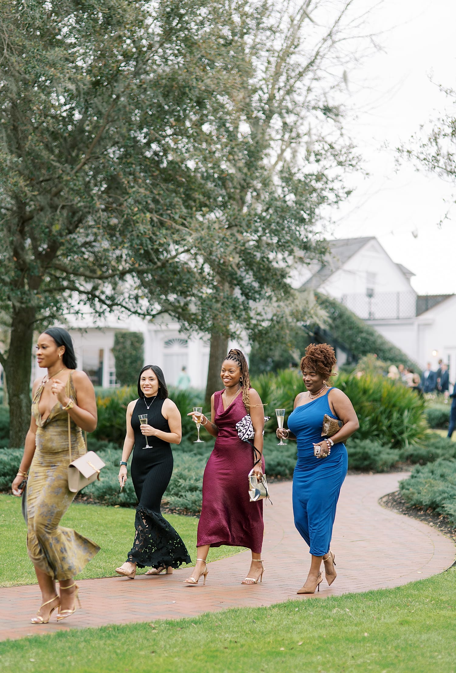 guests walking to ceremony