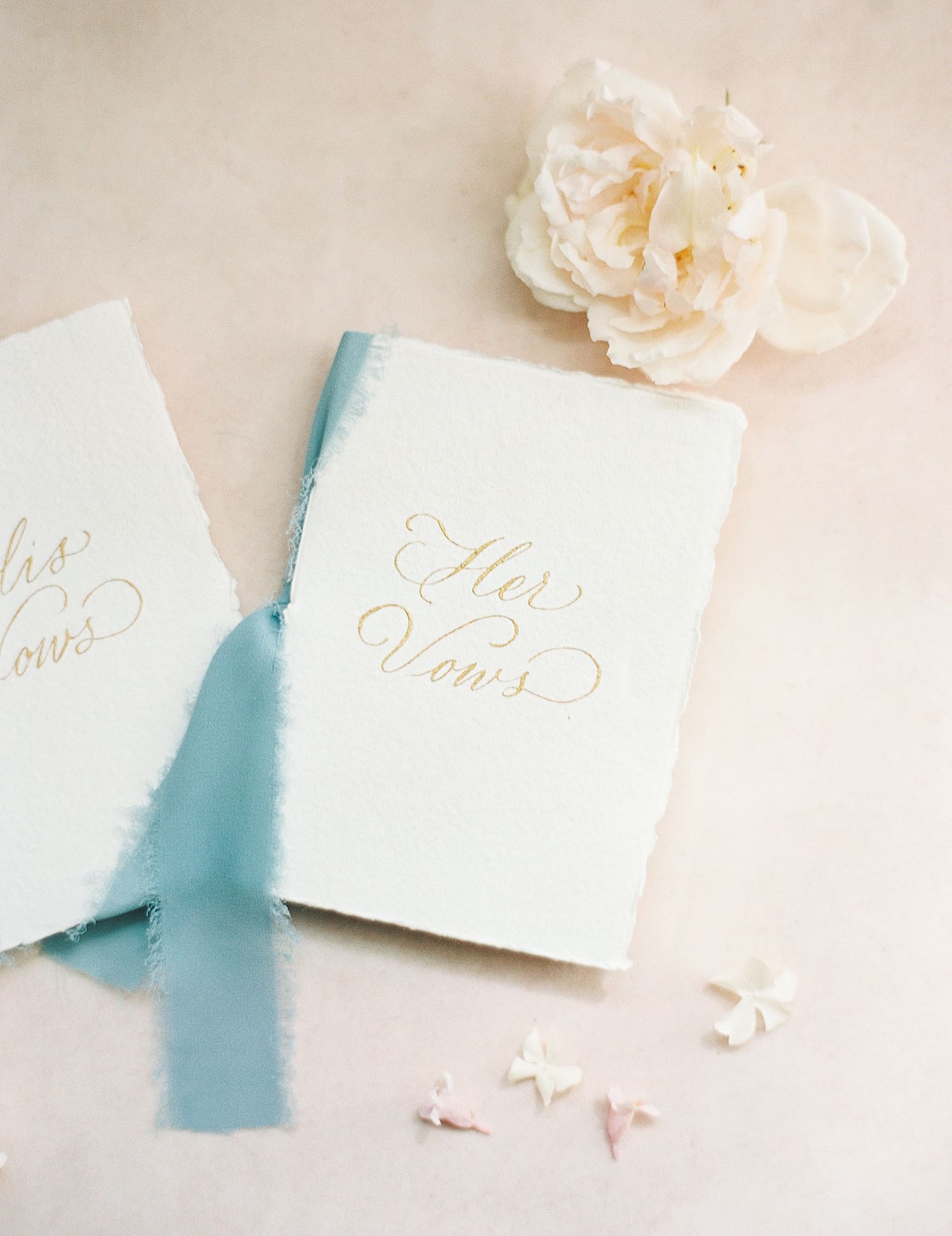 bride and groom vow books