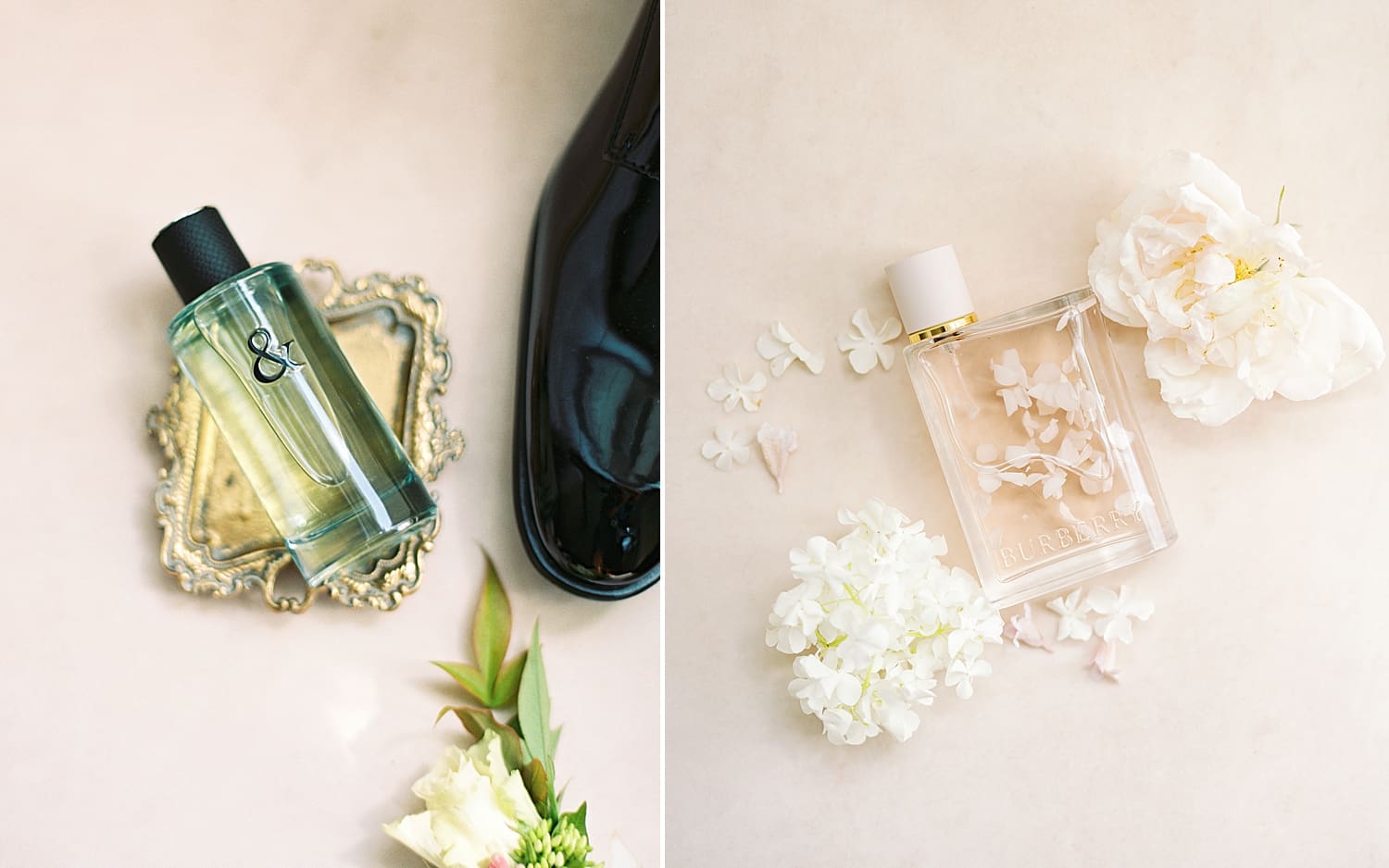 bride and groom perfume and cologne