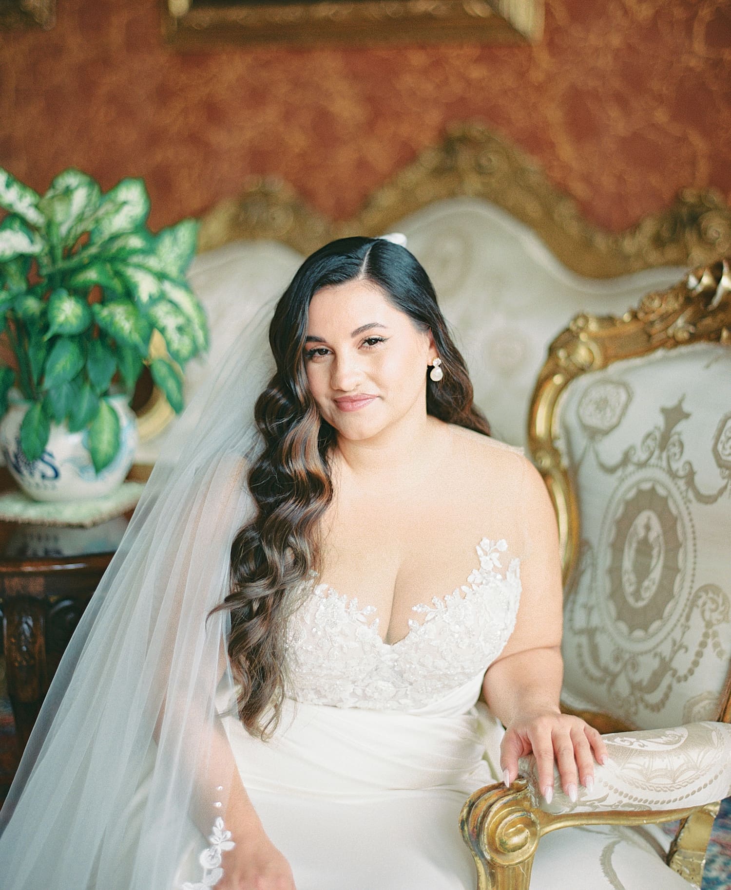 Bridal portaits at Villa Serbelloni
