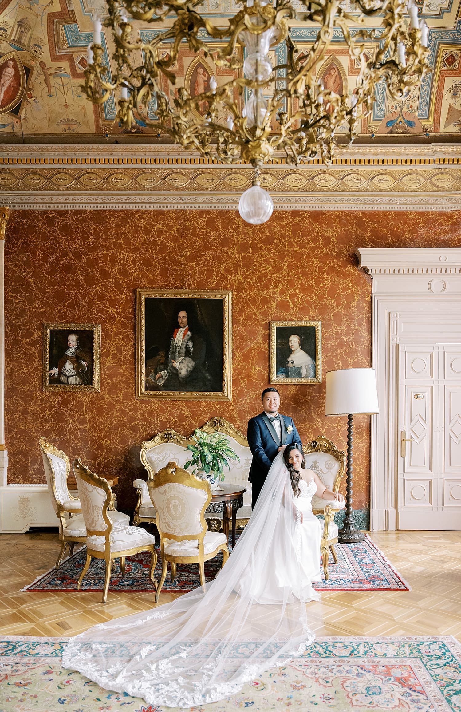 Grand Hotel Villa Serbelloni Wedding portraits in Italy