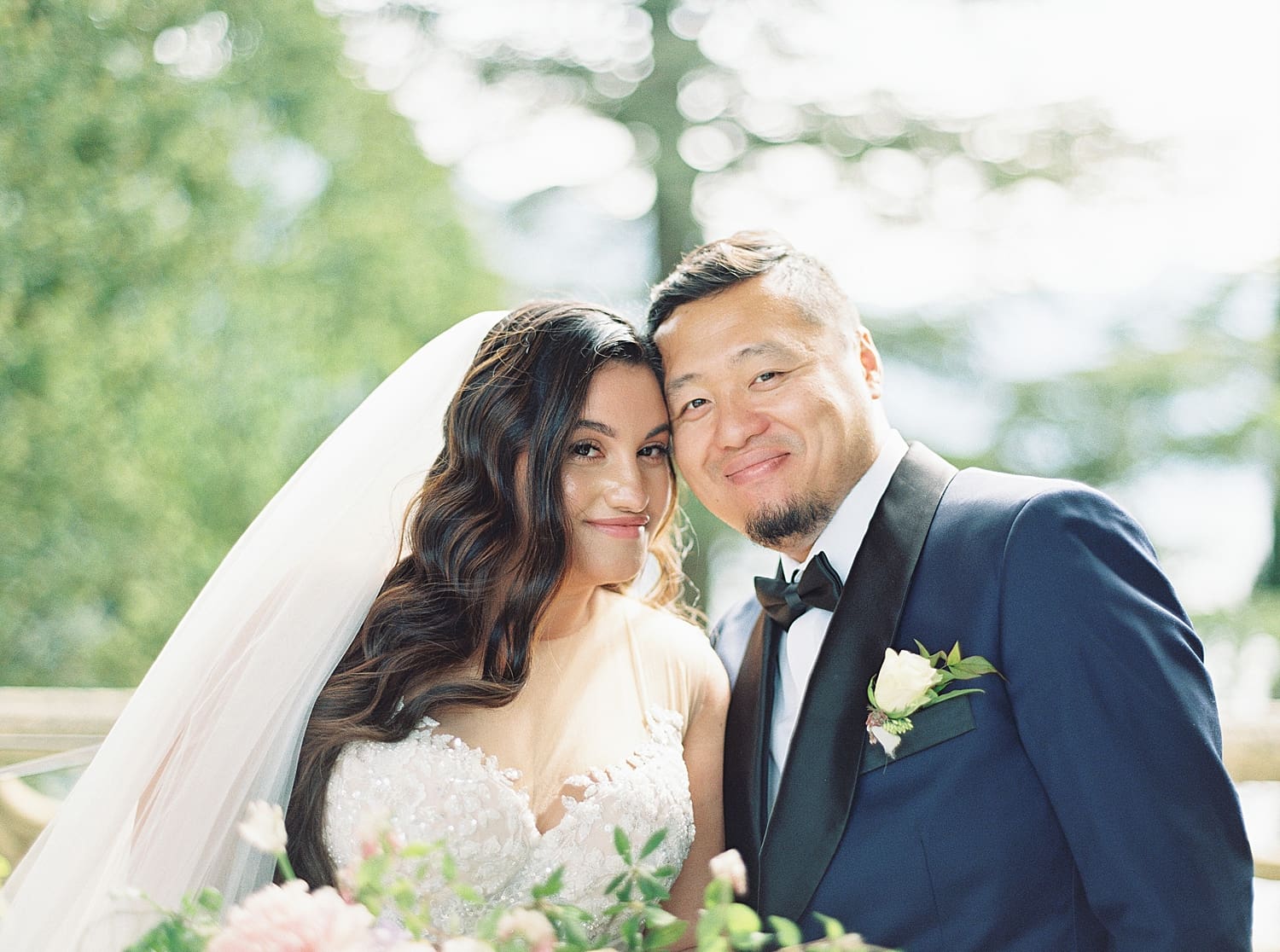 Villa del Balbianello Lake Como Italy Wedding portraits