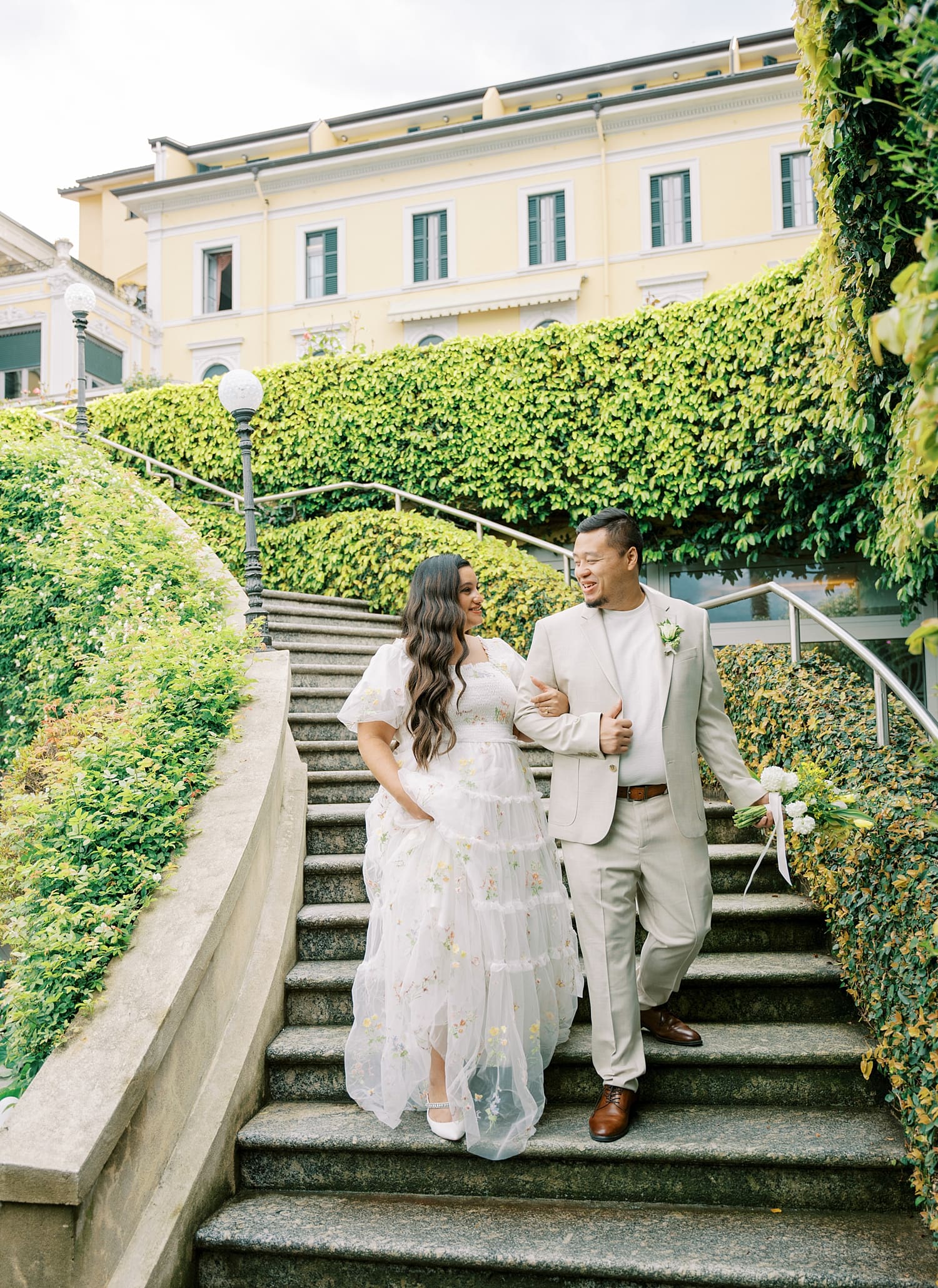 Romantic Villa Serbelloni newlywed session